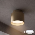 BRILAGI - LED ugradna svjetiljka BACKLIT 1xGX53/15W/230V + LED/3W promjer 8 cm zlatna