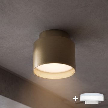 BRILAGI - LED ugradna svjetiljka BACKLIT 1xGX53/15W/230V + LED/3W promjer 8 cm zlatna