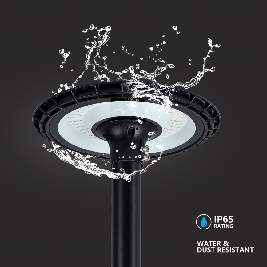 Brilagi - LED ulična svjetiljka s stupom od 4 m URBANSPARK LED/120W/230V crna IP65