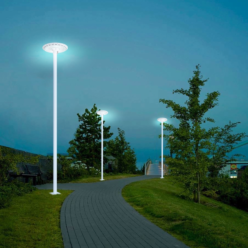 Brilagi - LED ulična svjetiljka sa stupom od 3 m URBANSPARK LED/120W/230V bijela IP65