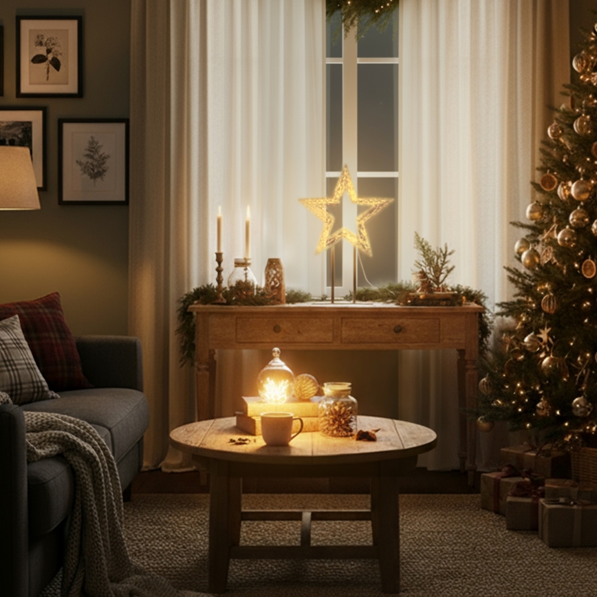 Brilagi - LED vanjska božićna dekoracija LED/3,6W/230V IP44 44x30 cm zvijezda