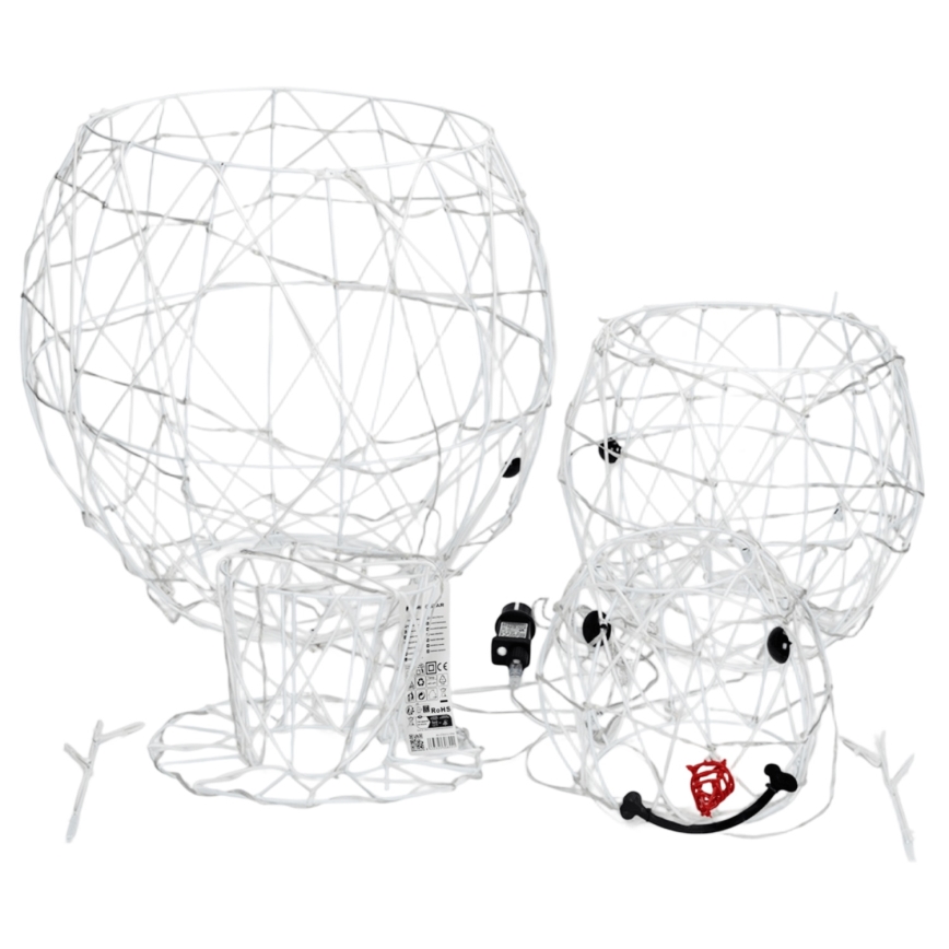 Brilagi - LED vanjska božićna dekoracija LED/3,6W/31/230V 2700K 60 cm IP44 snjegović