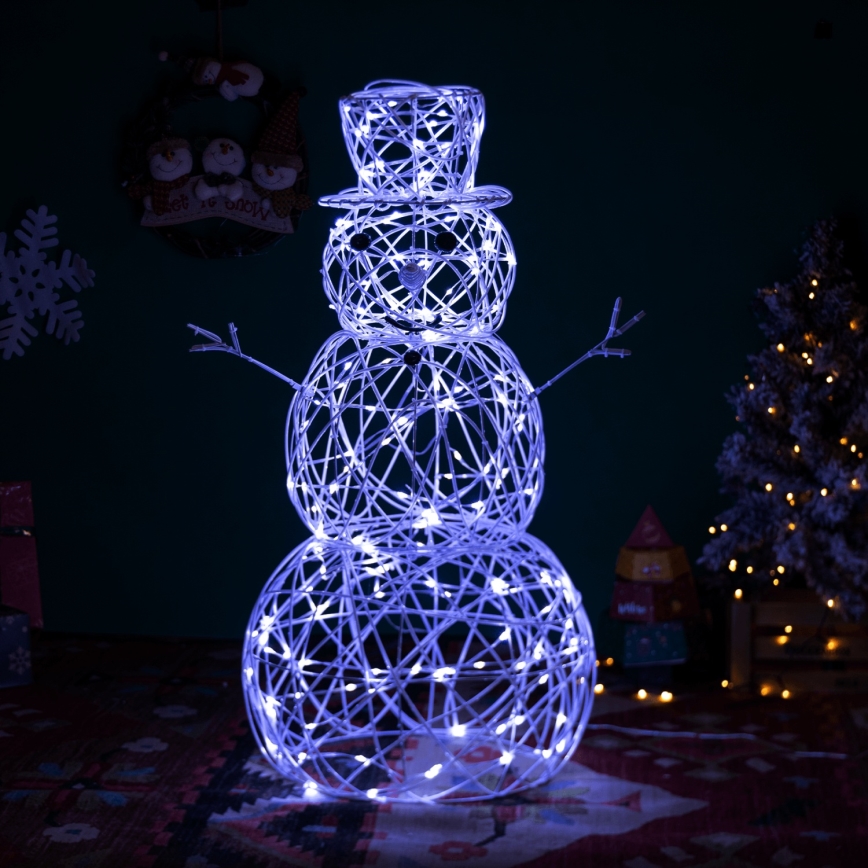 Brilagi - LED vanjska božićna dekoracija LED/3,6W/31/230V 6500K 90 cm IP44 snjegović