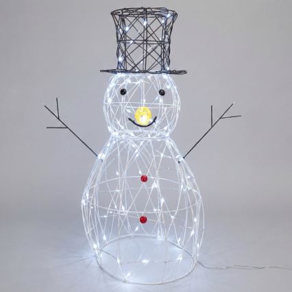 BRILAGI - LED Vanjska božićna dekoracija LED/3,6W/8 funkcija 60 cm IP44 snjegović hladno bijela