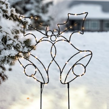 Brilagi - LED Vanjska božićna dekoracija LED/3xAA IP44 55x32 cm zvončići