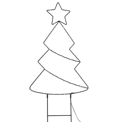 Brilagi - LED vanjska božićna dekoracija LED/3xAA IP44 68x29 cm božićno drvce