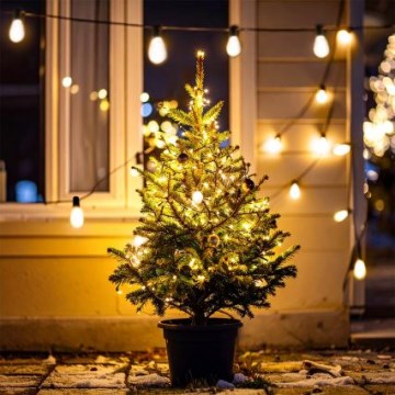 Brilagi - LED vanjska božićna girlanda 10xLED/3xAA 3,2m IP44 topla bijela