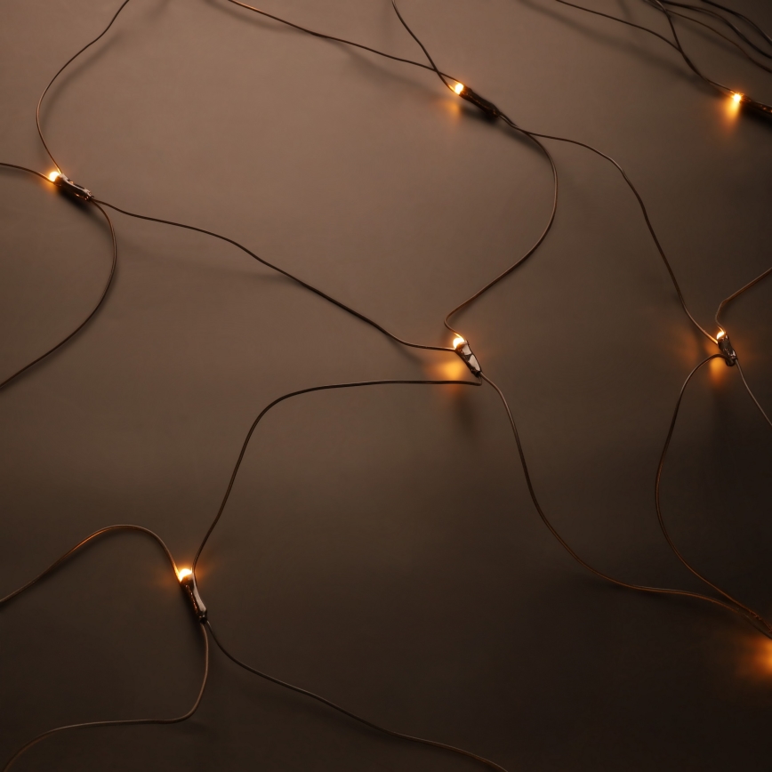 Brilagi - LED vanjska božićna zavjesa 160xLED 7x2m IP44 topla bijela