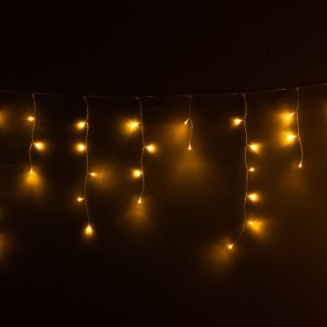Brilagi - LED vanjska božićna zavjesa 200xLED/8 funkcija 13m IP44 topla bijela ledenice