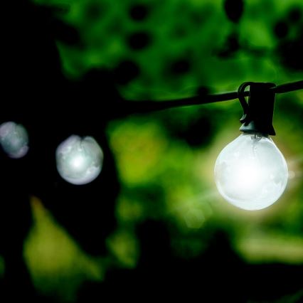 Brilagi - LED vanjski dekorativni svjetlosni niz GIRLANDA 25xE12/0,8W/230V 20m IP44 hladno bijela