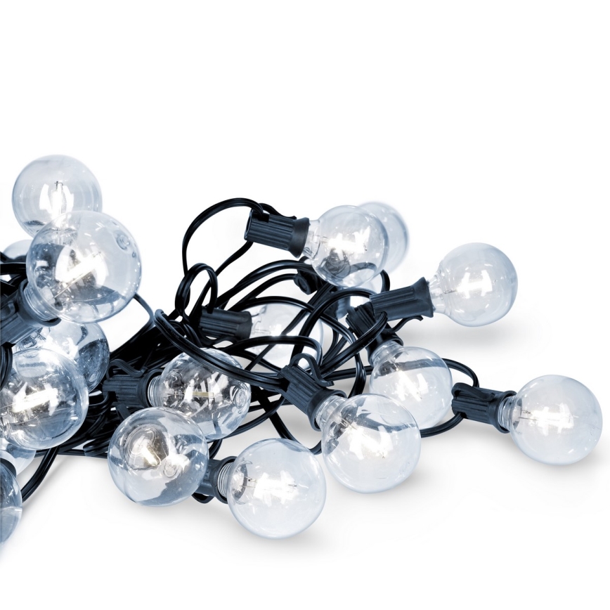 Brilagi - LED vanjski dekorativni svjetlosni niz GIRLANDA 25xE12/0,8W/230V 20m IP44 hladno bijela
