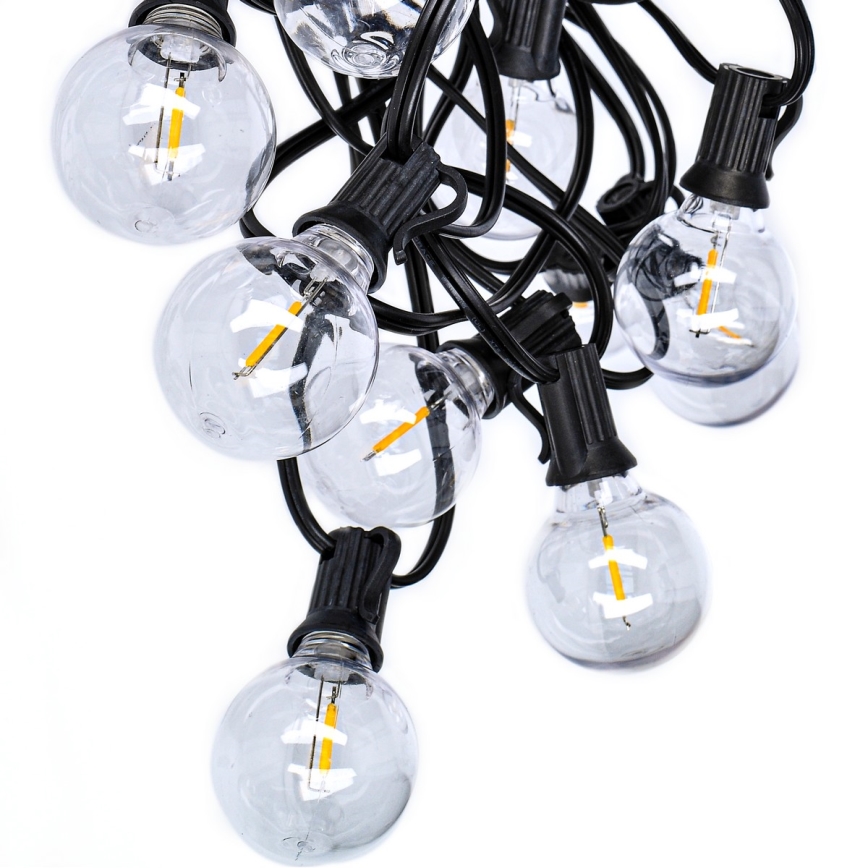 Brilagi - LED vanjski dekorativni svjetlosni niz GIRLANDA 25xE12/0,8W/230V 20m IP44 hladno bijela
