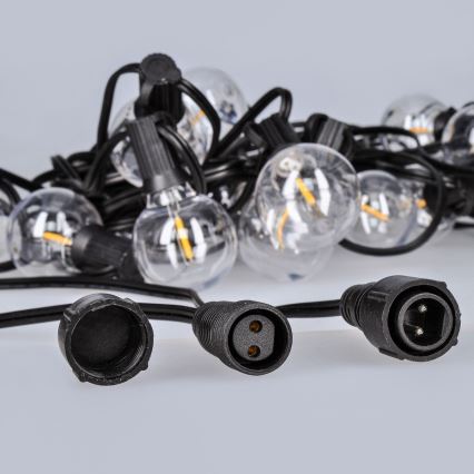 Brilagi - LED vanjski dekorativni svjetlosni niz GIRLANDA 25xE12/0,8W/230V 20m IP44 hladno bijela
