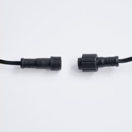 Brilagi - LED vanjska dekorativna girlanda GIRLANDA 10xE12/0,6W/230V 8m crna IP44 topla bijela