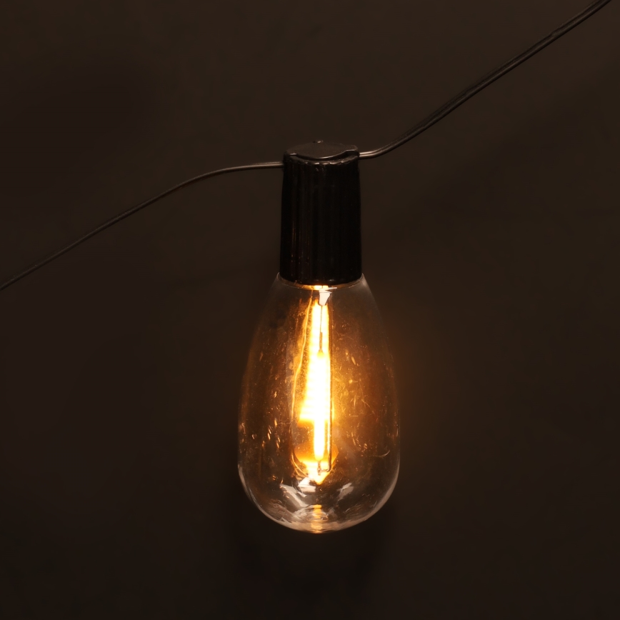 Brilagi - LED vanjska girlanda 10xLED/3xAA 3,2m IP44 topla bijela
