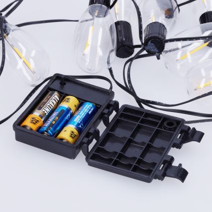 Brilagi - LED vanjska girlanda 10xLED/3xAA 3,2m IP44 topla bijela