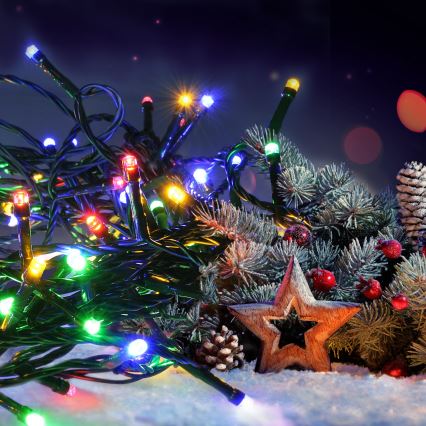 Brilagi - LED vanjska girlanda 300 LED/8 funkcija 35 m IP44 višebojna