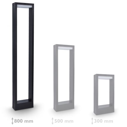 Brilagi - LED Vanjska lampa BARI LED/7W/230V 3000/4000/6000K antracit IP54 80 cm