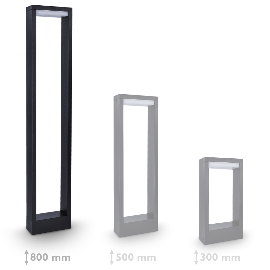 Brilagi - LED Vanjska lampa BARI LED/7W/230V 3000/4000/6000K antracit IP54 80 cm