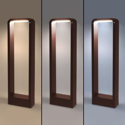 Brilagi - LED Vanjska lampa BARI LED/7W/230V 3000/4000/6000K smeđa IP54 50 cm