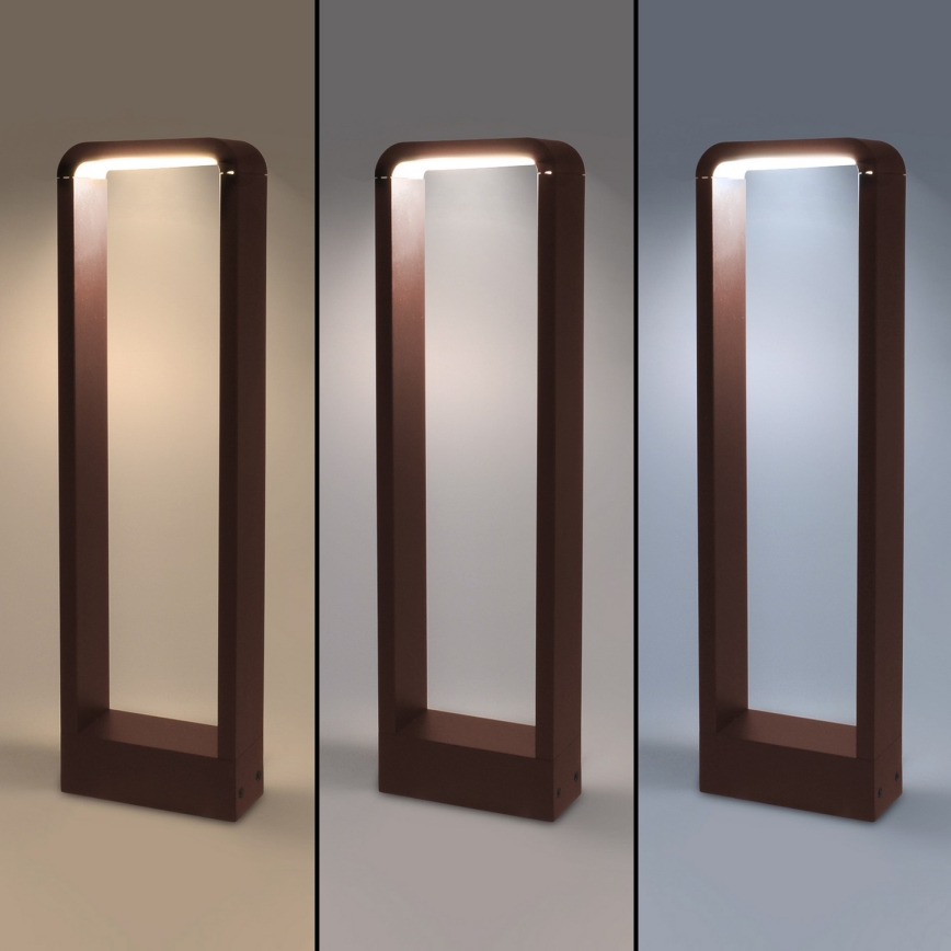 Brilagi - LED Vanjska lampa BARI LED/7W/230V 3000/4000/6000K smeđa IP54 50 cm