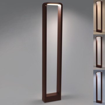 Brilagi - LED vanjska lampa BARI LED/7W/230V 3000/4000/6000K smeđa IP54 80 cm