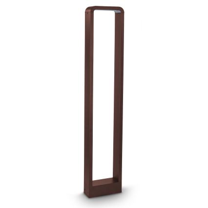 Brilagi - LED vanjska lampa BARI LED/7W/230V 3000/4000/6000K smeđa IP54 80 cm