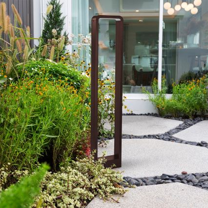 Brilagi - LED vanjska lampa BARI LED/7W/230V 3000/4000/6000K smeđa IP54 80 cm