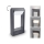 Brilagi - LED Vanjska lampa CROTONE LED/7W/230V antracit IP54 30 cm