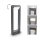 Brilagi - LED Vanjska lampa CROTONE LED/7W/230V antracit IP54 50 cm