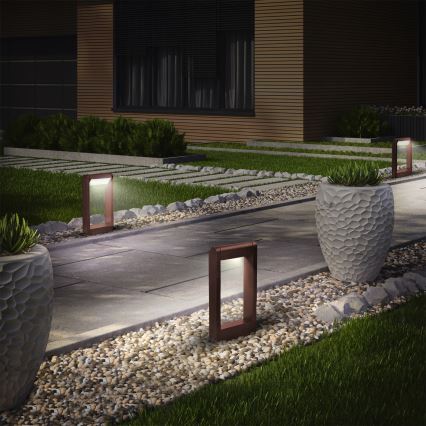 Brilagi - LED vanjska lampa CROTONE LED/7W/230V smeđa IP54 30 cm