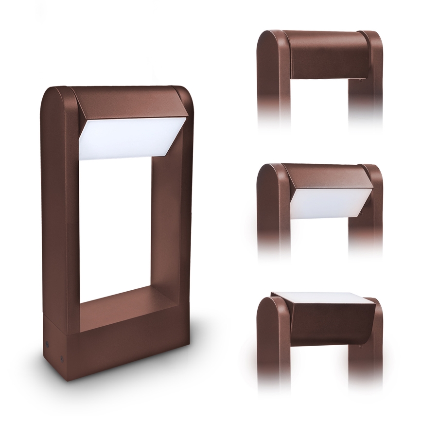 Brilagi - LED vanjska lampa CROTONE LED/7W/230V smeđa IP54 30 cm