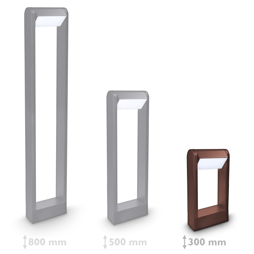 Brilagi - LED vanjska lampa CROTONE LED/7W/230V smeđa IP54 30 cm