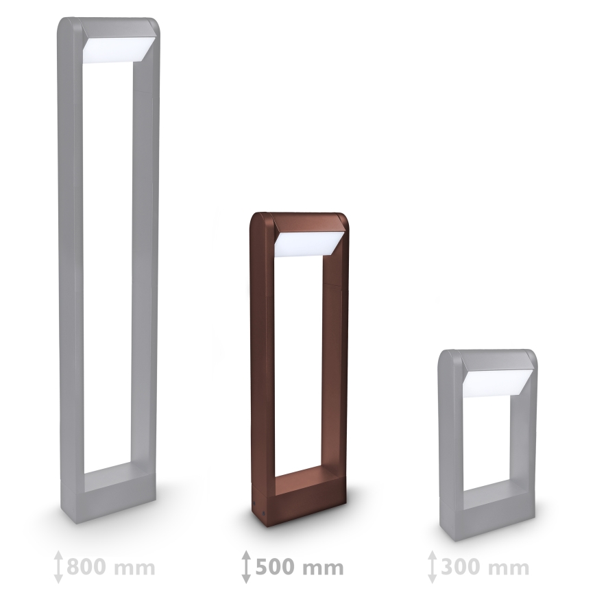 Brilagi - LED vanjska lampa CROTONE LED/7W/230V smeđa IP54 50 cm