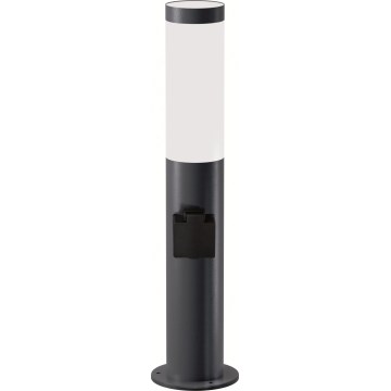 Brilagi - LED vanjska lampa ELIA s mogućnošću prigušivanja i utičnicom 1xE27/6W/230V 2700-6500K IP44 Wi-Fi 50 cm antracit