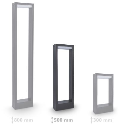 Brilagi - LED Vanjska lampa RAGUSA LED/7W/230V 3000/4000/6000K antracit IP54 50 cm