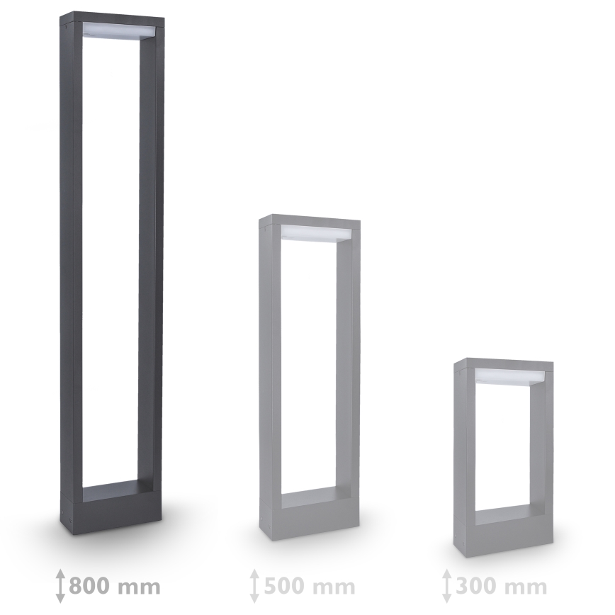 Brilagi - LED Vanjska lampa RAGUSA LED/7W/230V 3000/4000/6000K antracit IP54 80 cm