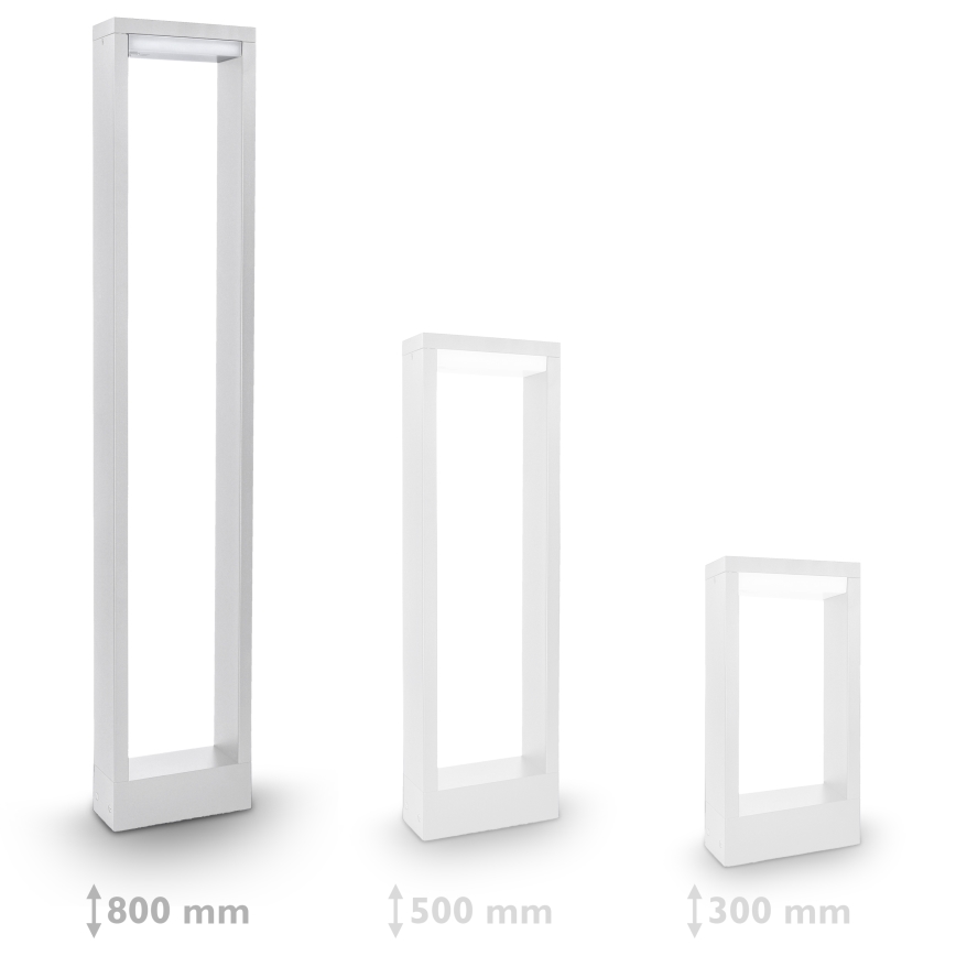 Brilagi - LED Vanjska lampa RAGUSA LED/7W/230V 3000/4000/6000K bijela IP54 80 cm