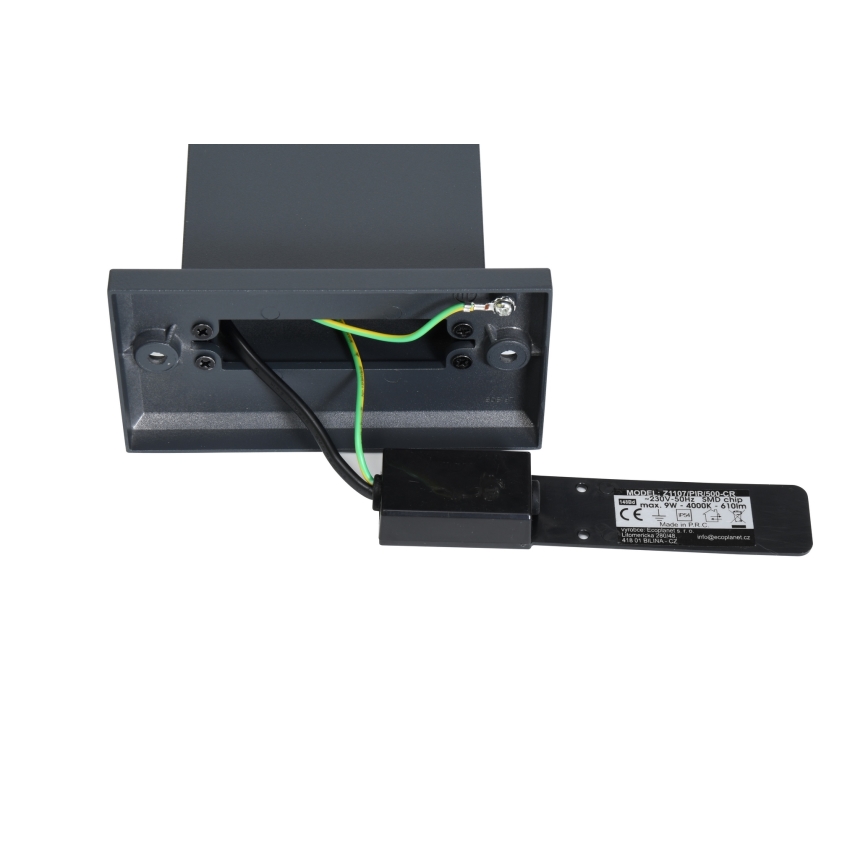 Brilagi - LED Vanjska lampa sa senzorom ARCELO LED/9W/230V 50 cm IP54