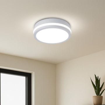 Brilagi - LED vanjska stropna svjetiljka BENE LED/18W/230V pr. 21,5 cm bijela IP54