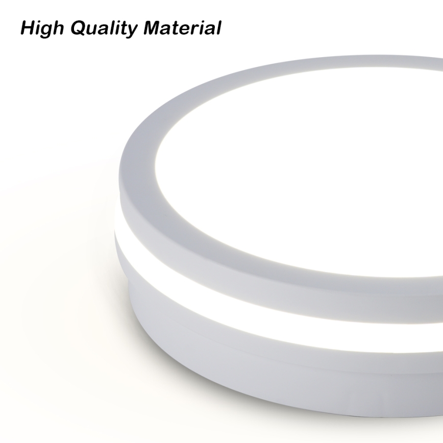 Brilagi - LED vanjska stropna svjetiljka BENE LED/18W/230V pr. 21,5 cm bijela IP54