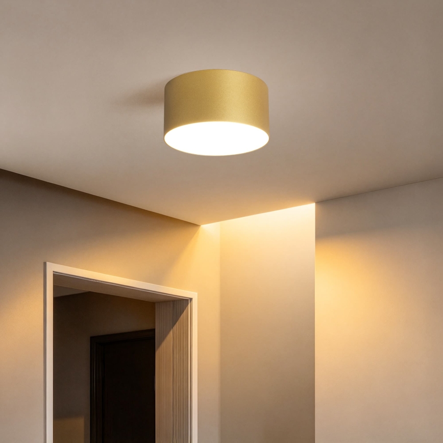 BRILAGI - LED vanjsko stropno svjetlo FORIS LED/14W/230V Ø 12 cm zlatna IP44