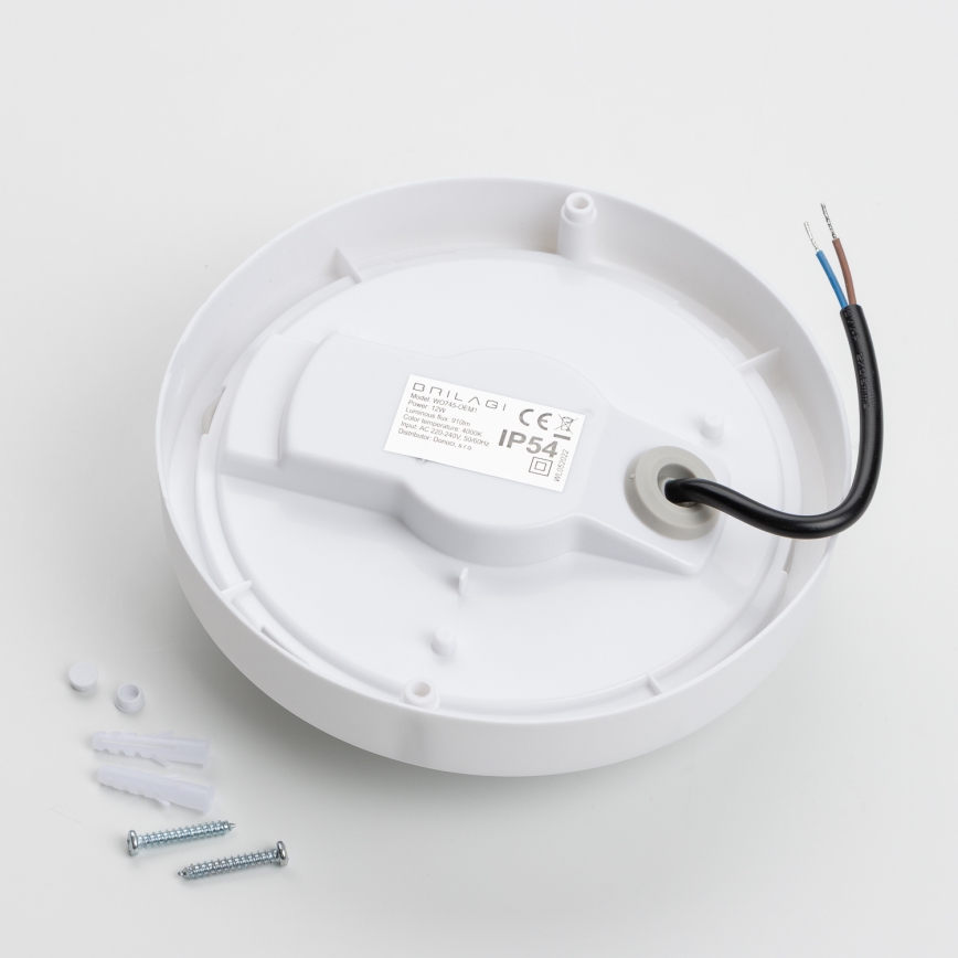 Brilagi - LED Vanjska stropna svjetiljka LED/13W/230V pr. 17 cm IP54