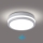 Brilagi - LED vanjska stropna svjetiljka s integriranim senzorom BENE LED/18W/230V Ø 21,5 cm bijela IP54