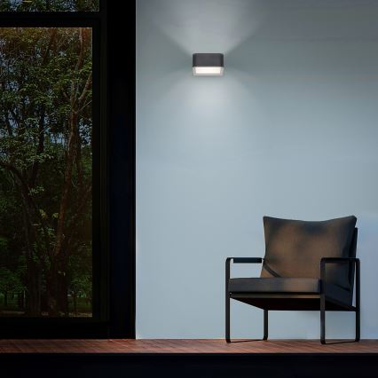Brilagi - LED Vanjska zidna svjetiljka BARI LED/7W/230V 3000/4000/6000K antracit IP54