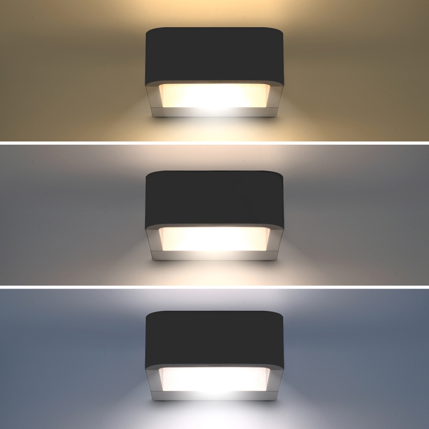 Brilagi - LED Vanjska zidna svjetiljka BARI LED/7W/230V 3000/4000/6000K antracit IP54