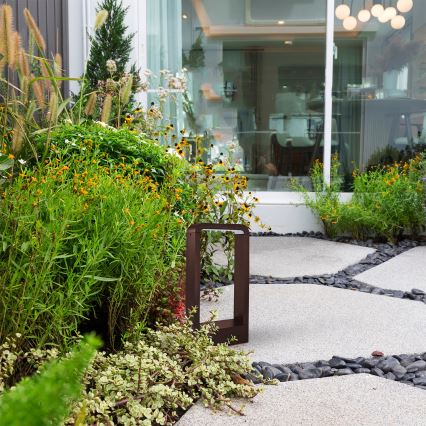 Brilagi - LED vanjska svjetiljka BARI LED/7W/230V 3000/4000/6000K smeđa IP54 30 cm