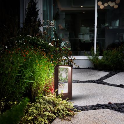 Brilagi - LED vanjska svjetiljka BARI LED/7W/230V 3000/4000/6000K smeđa IP54 30 cm