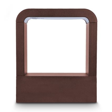 Brilagi - LED vanjsko zidno svjetlo BARI LED/7W/230V 3000/4000/6000K smeđa IP54