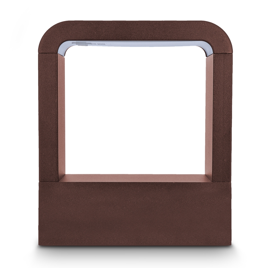 Brilagi - LED vanjsko zidno svjetlo BARI LED/7W/230V 3000/4000/6000K smeđa IP54